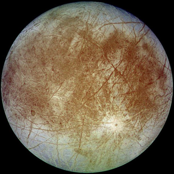 What secrets lie beneath Europa's icy exterior? Creative Commons.