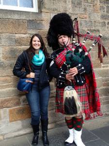 Even with her extensive scicomm background, it was challenging for Serena to keep a straight face when presenting to an entire room of Scottish bagpipers.