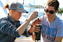 Previous Morehead City Field Site students. Photo by Emily Woodward.