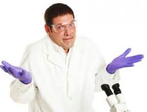 confused scientist
