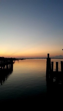 It was a very early morning start to our shark tagging trip. Photo by Larisa Bennett.